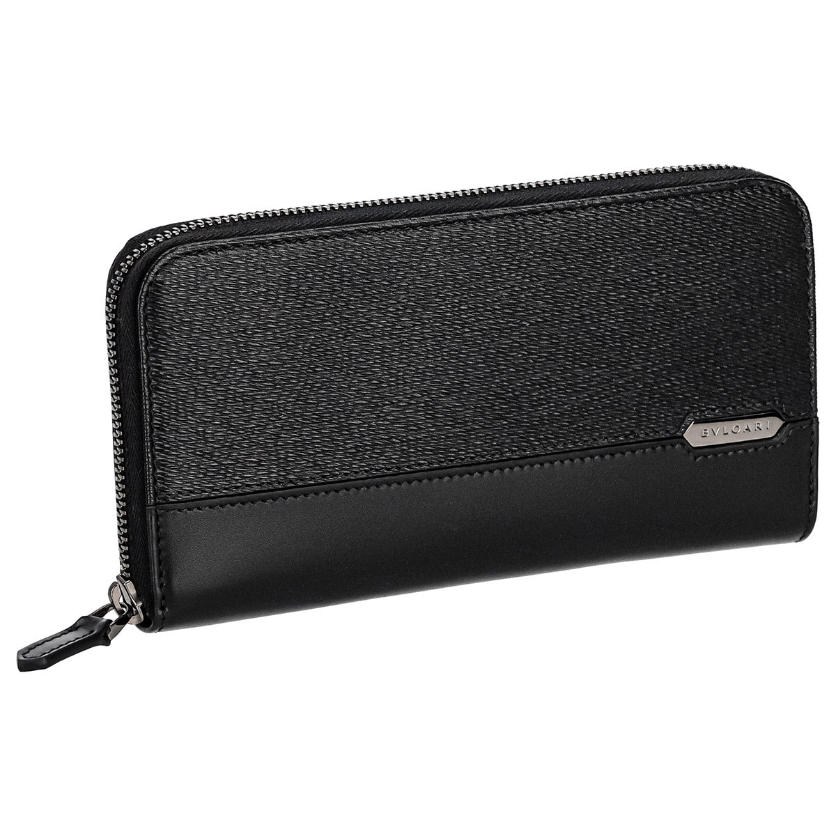 BVLGARI◇カードケース/-/BLK/無地