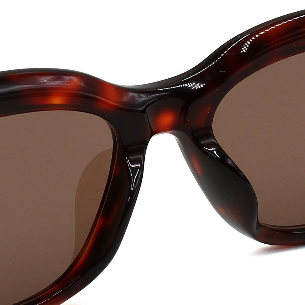 バレンシアガ BALENCIAGA サングラス アジアンフィット アイウェア UVカット ウェリントン BB0361SK-002 メンズ レディース ユニセックス ハバナ(レッド)+ブラウン.