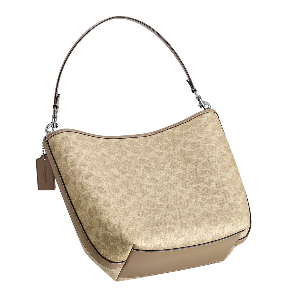 コーチファクトリー COACH FACTORY バッグ 2way ハンドバッグ トートバッグ 手提げ ショルダーバッグ 斜め掛けバッグ CT802 SVPWH レディース サンド+トープ.