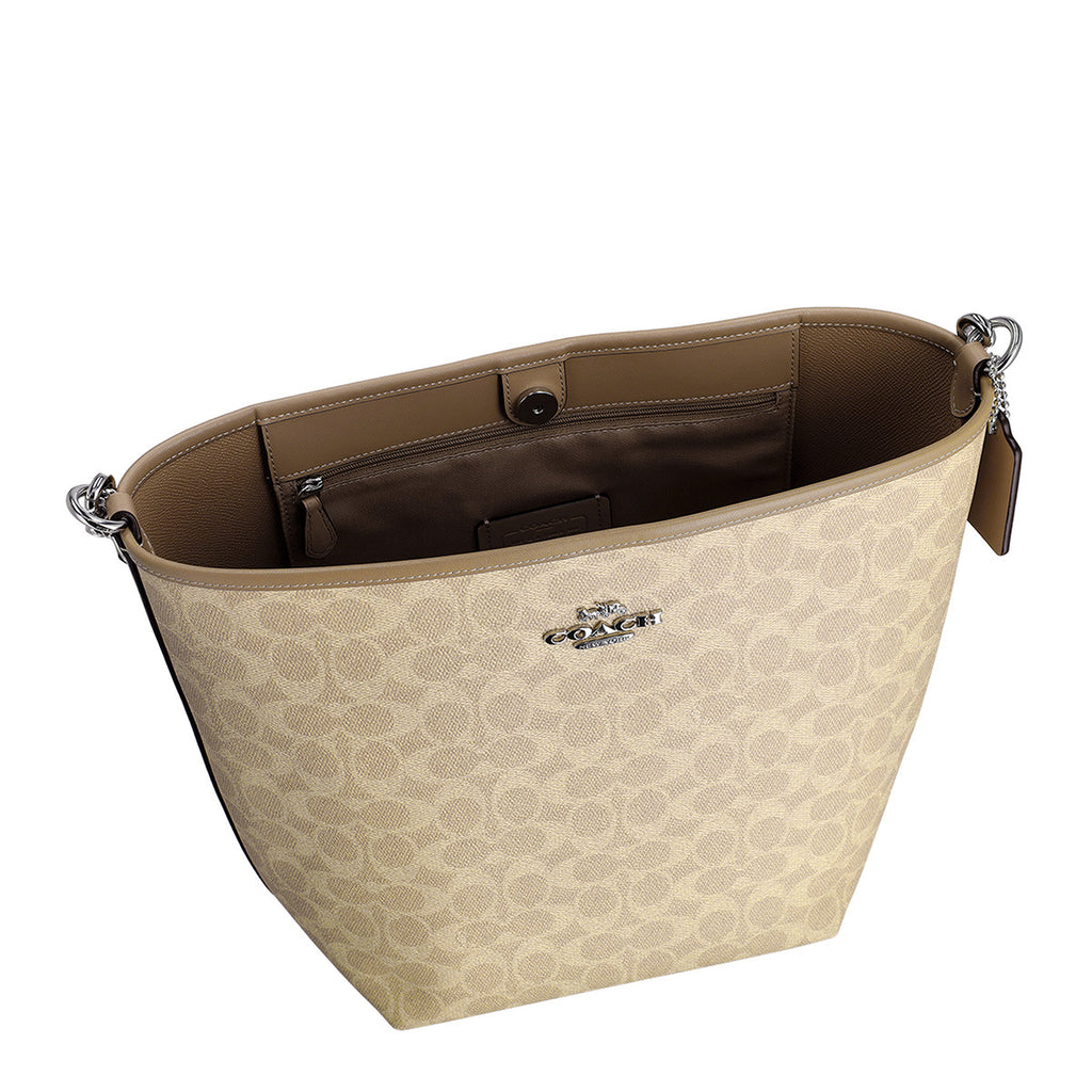 コーチファクトリー COACH FACTORY バッグ 2way ハンドバッグ トートバッグ 手提げ ショルダーバッグ 斜め掛けバッグ CT802 SVPWH レディース サンド+トープ.