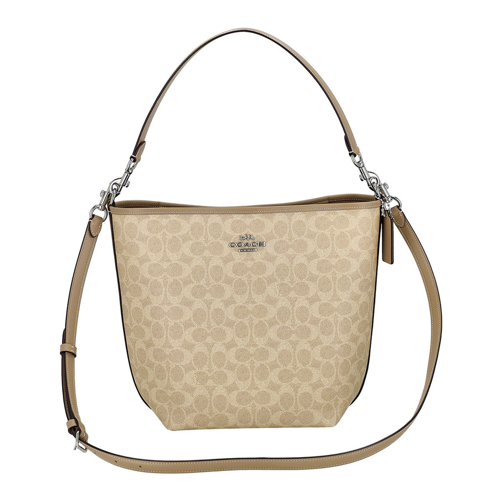 コーチファクトリー COACH FACTORY バッグ 2way ハンドバッグ トートバッグ 手提げ ショルダーバッグ 斜め掛けバッグ CT802 SVPWH レディース サンド+トープ.