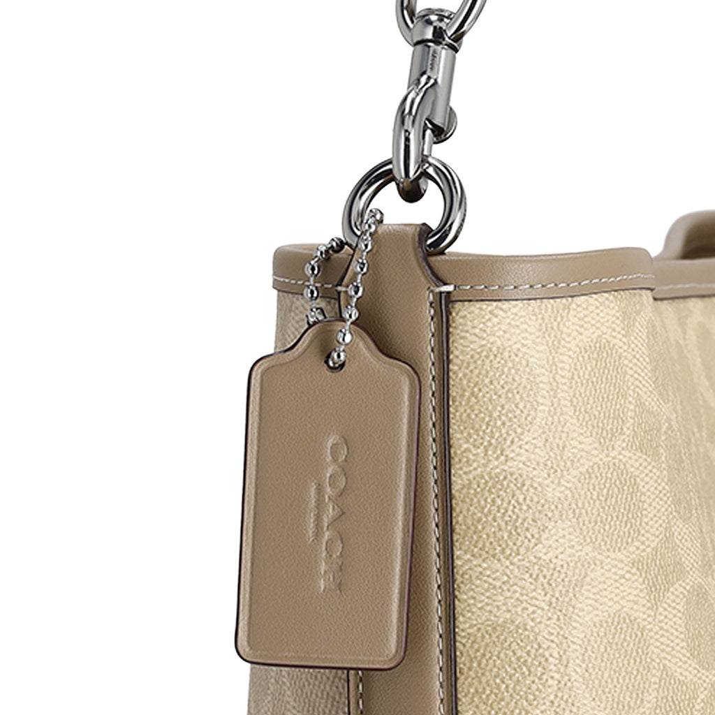 コーチファクトリー COACH FACTORY バッグ 2way ハンドバッグ トートバッグ 手提げ ショルダーバッグ 斜め掛けバッグ CT802 SVPWH レディース サンド+トープ.