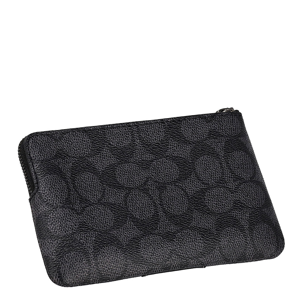 コーチ ファクトリー アウトレット COACH FACTORY ポーチ 小物入れ ジップ リストレット マルチケース CW854 QBMI5 レディース チャコール+ブラック.