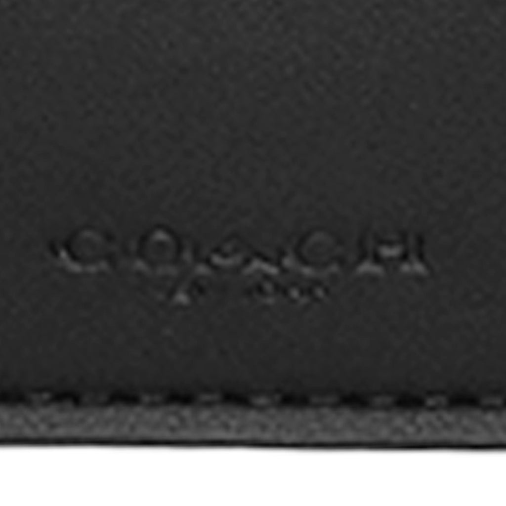 コーチ ファクトリー アウトレット COACH FACTORY 財布 二つ折り財布 折りたたみ財布 小銭入れ付き CY406 QBMI5 メンズ チャコール+ブラック.