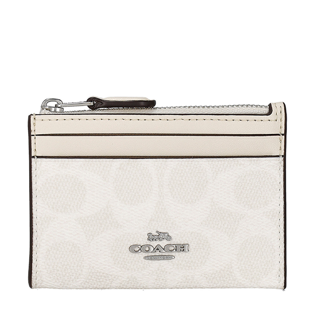 コーチ ファクトリー アウトレット COACH FACTORY 財布 コインケース 小銭入れ キーリング付き カードケース パスケース CW870 SVXU5 レディース メンズ ユニセックス ホワイト.