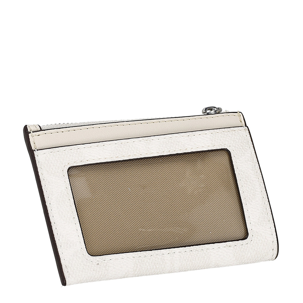 コーチ ファクトリー アウトレット COACH FACTORY 財布 コインケース 小銭入れ キーリング付き カードケース パスケース CW870 SVXU5 レディース メンズ ユニセックス ホワイト.