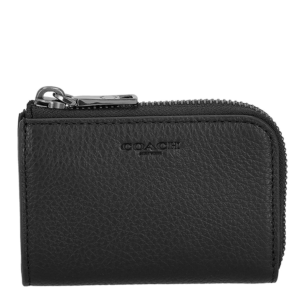 コーチ ファクトリー アウトレット COACH FACTORY 財布 コインケース 小銭入れ キーリング付き CW358 QB/BK メンズ ブラック.