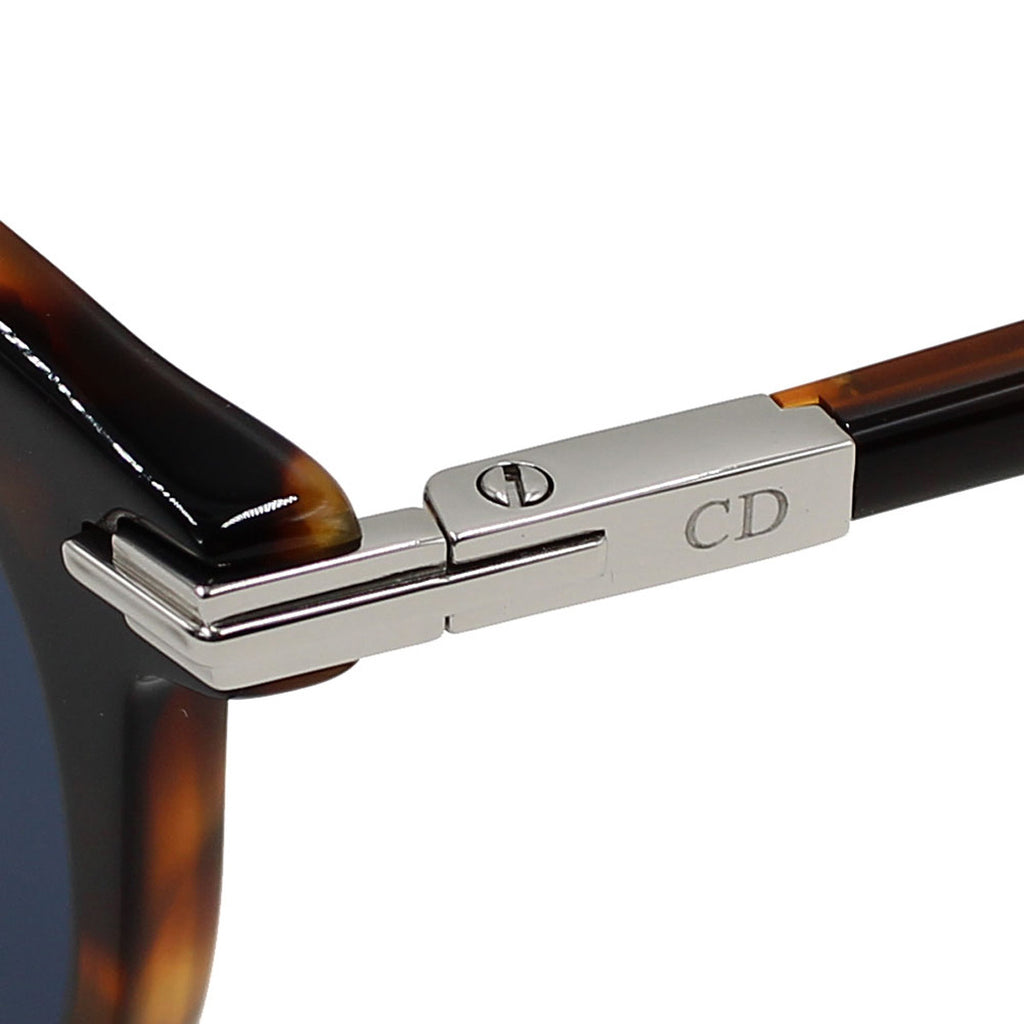 クリスチャンディオール Christian Dior サングラス アイウェア グローバルフィット UVカット ウェリントン DIORBLACKSUIT-S12I-18B0-52 メンズ ハバナ+ブルー.