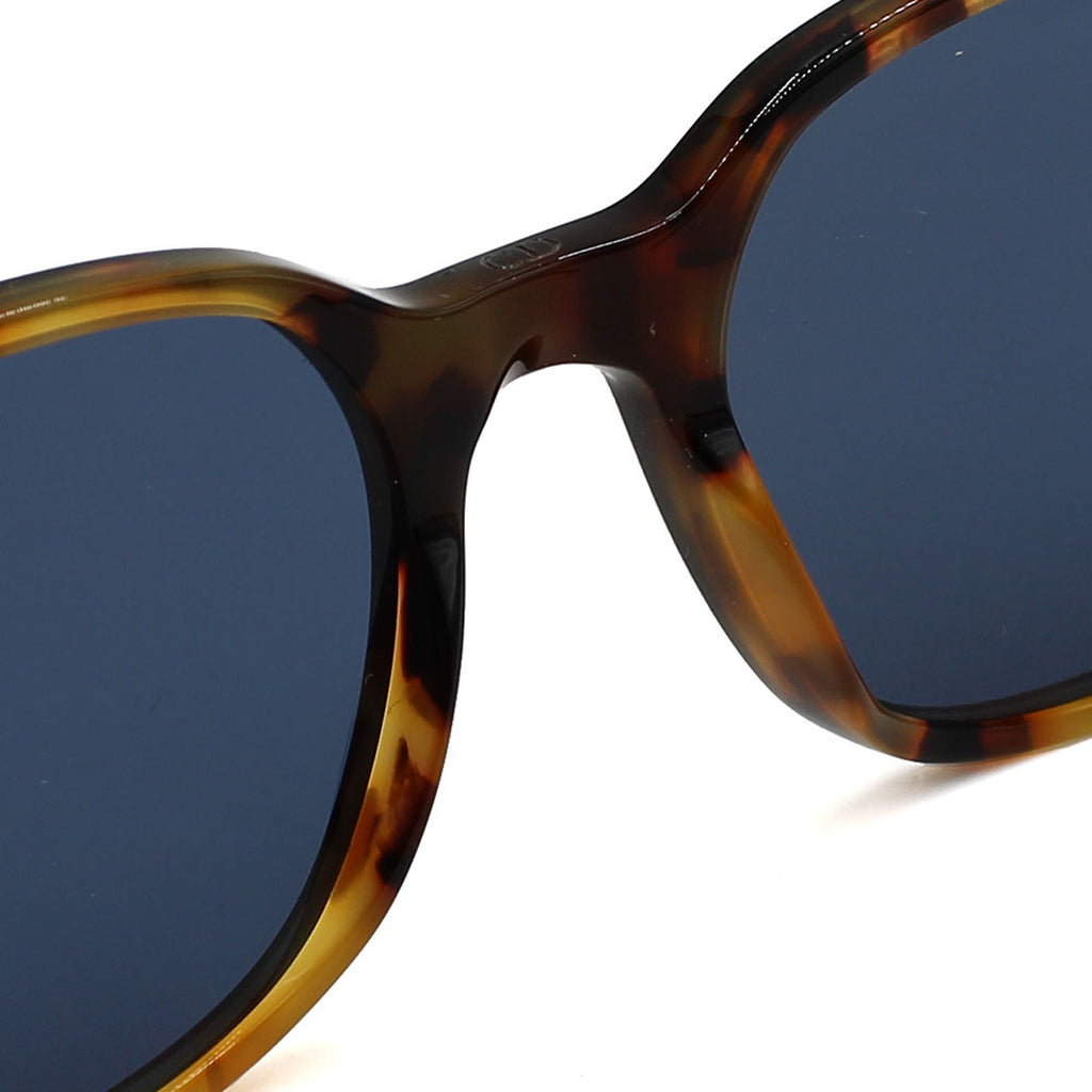 クリスチャンディオール Christian Dior サングラス アイウェア グローバルフィット UVカット ウェリントン DIORBLACKSUIT-S12I-18B0-52 メンズ ハバナ+ブルー.