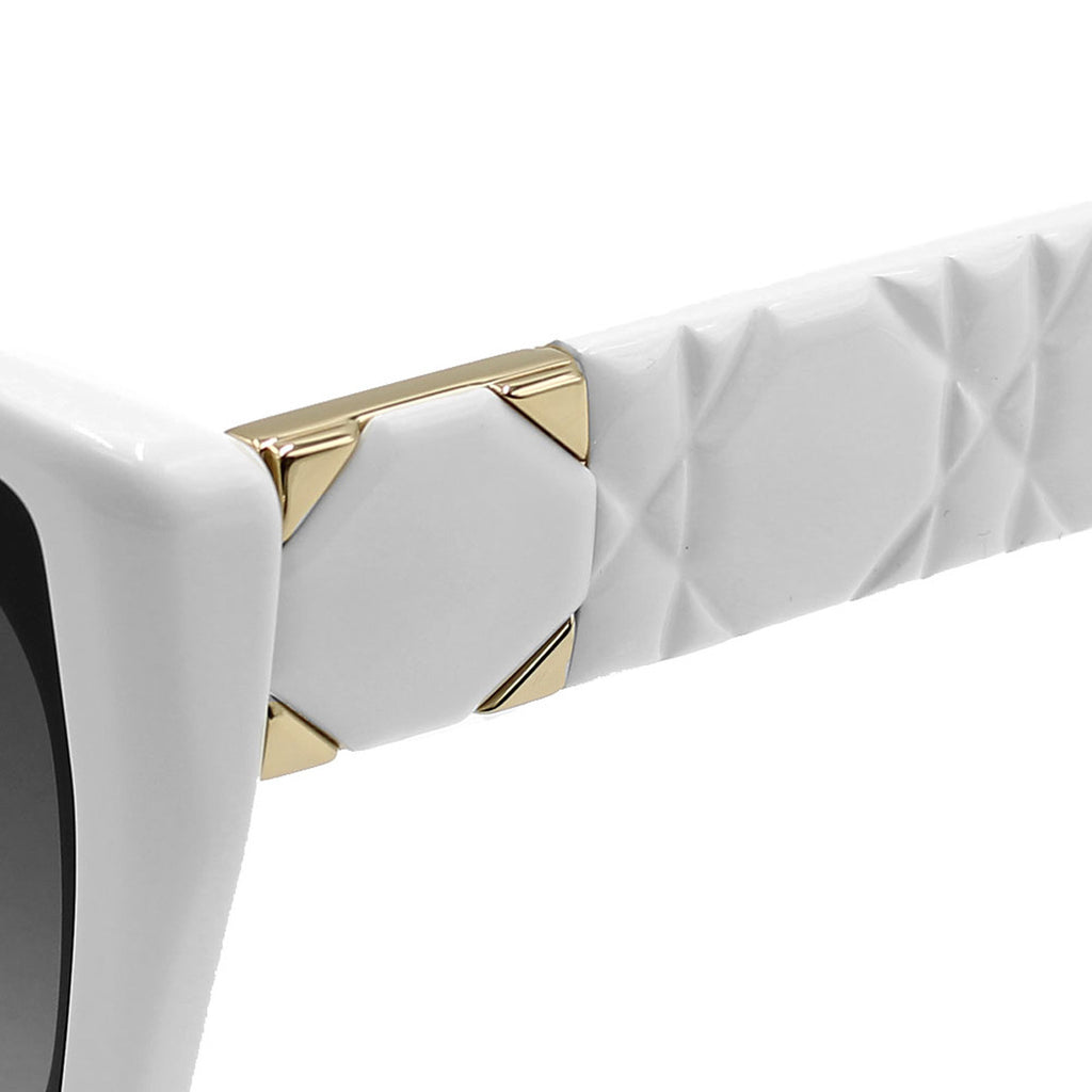 クリスチャンディオール Christian Dior サングラス アイウェア アジアンフィット UVカット フォックス LADY-95-22-S2F-95A1-00 レディース ホワイト+グレーグラデーション.