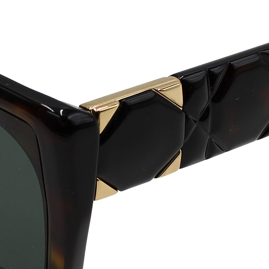 クリスチャンディオール Christian Dior サングラス アイウェア アジアンフィット UVカット フォックス LADY-95-22-S2I-20C0-00 レディース ハバナ+グリーン.