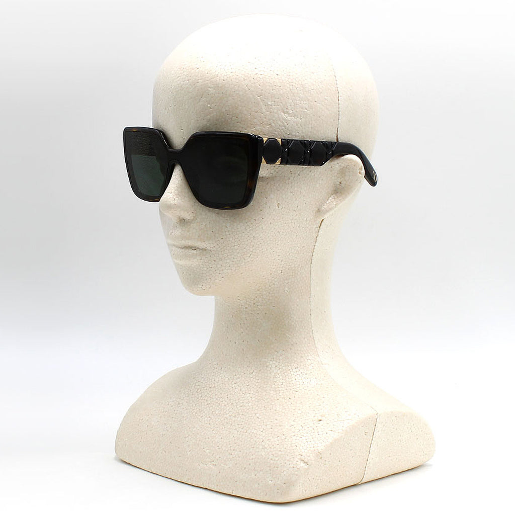 クリスチャンディオール Christian Dior サングラス アイウェア アジアンフィット UVカット フォックス LADY-95-22-S2I-20C0-00 レディース ハバナ+グリーン.