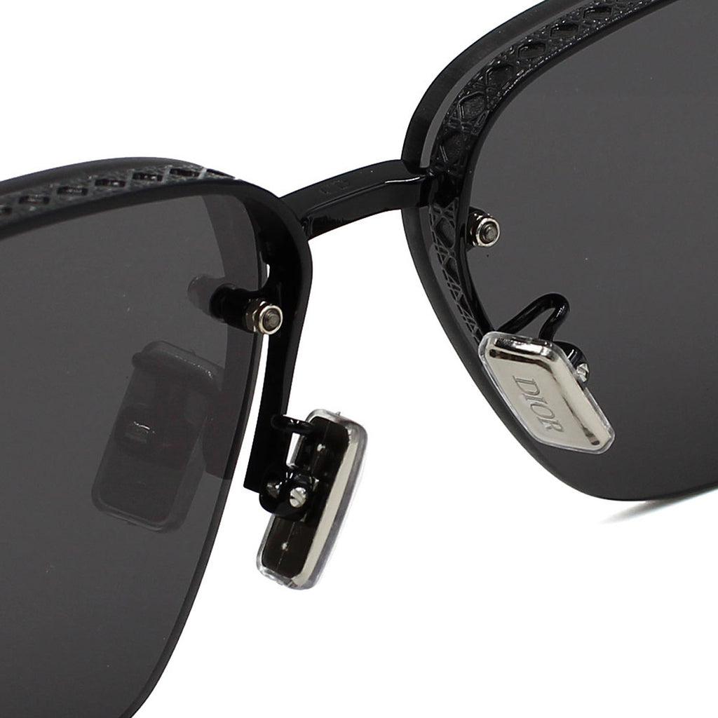 クリスチャンディオール Christian Dior サングラス アイウェア ノーズパッド UVカット ウェリントン NEODIOR-S4U-10A0-58 メンズ ブラック+グレー.