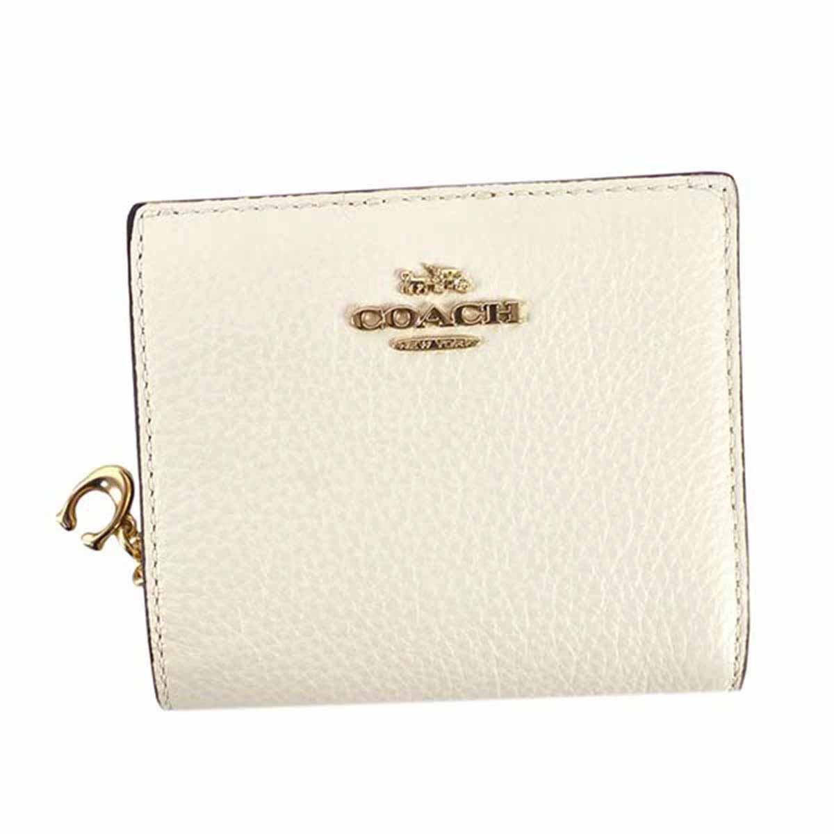 コーチファクトリー COACH FACTORY 二つ折り財布 C2862 IMCHK WT