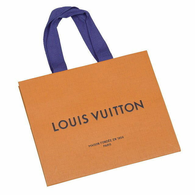 Lot of 3 LOUIS VUITTON Authentic Gift Shopping Bag Orange /Blue SML