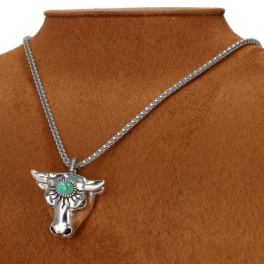 グッチ GUCCI ネックレス 494714 09829 9099 ANGER FOREST BULL HEAD