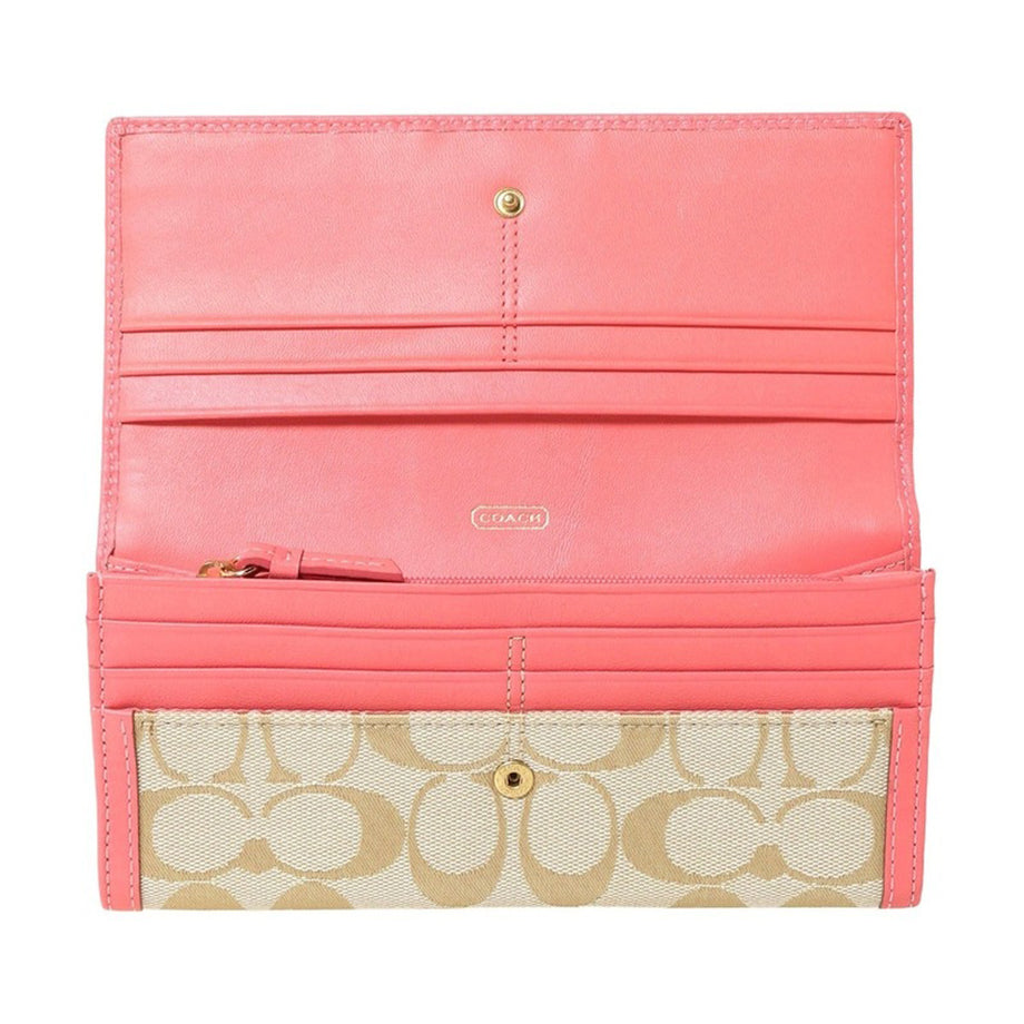 コーチ COACH 財布 長財布 フラップ かぶせ 41577 BIGCO シグネチャー
