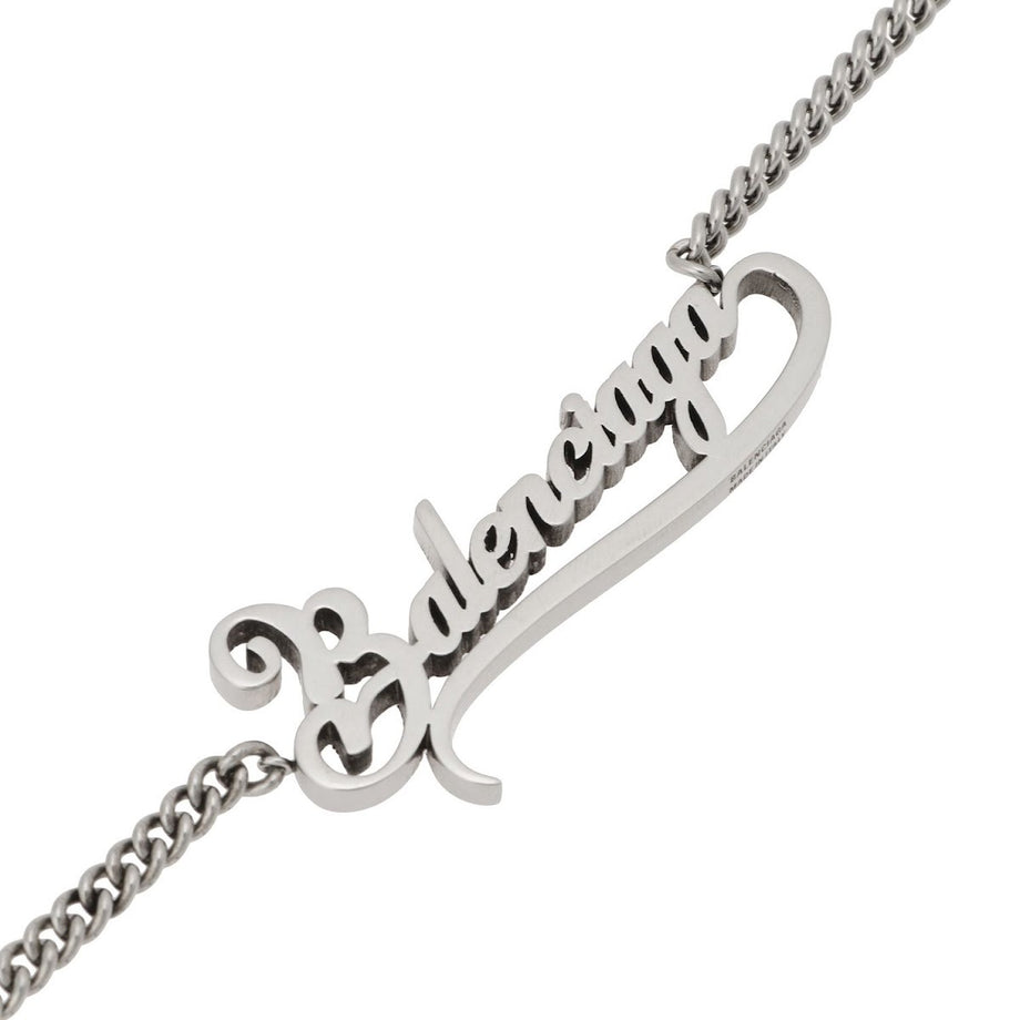 アクセサリー BALENCIAGATags Logo TZ99I-0911 Balenciaga BALENCIAGA necklace 674577 TZ99I 0911 ladies silver TYPO lo