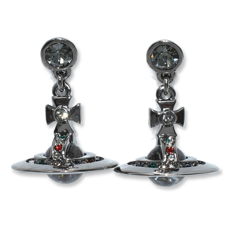 ヴィヴィアンウエストウッド Vivienne Westwood ピアス 62020032-S001 NEW PETITE ORB EARRINGS  ニュー プチ オーブ イヤリング レディース アクセサリー ガンメタル