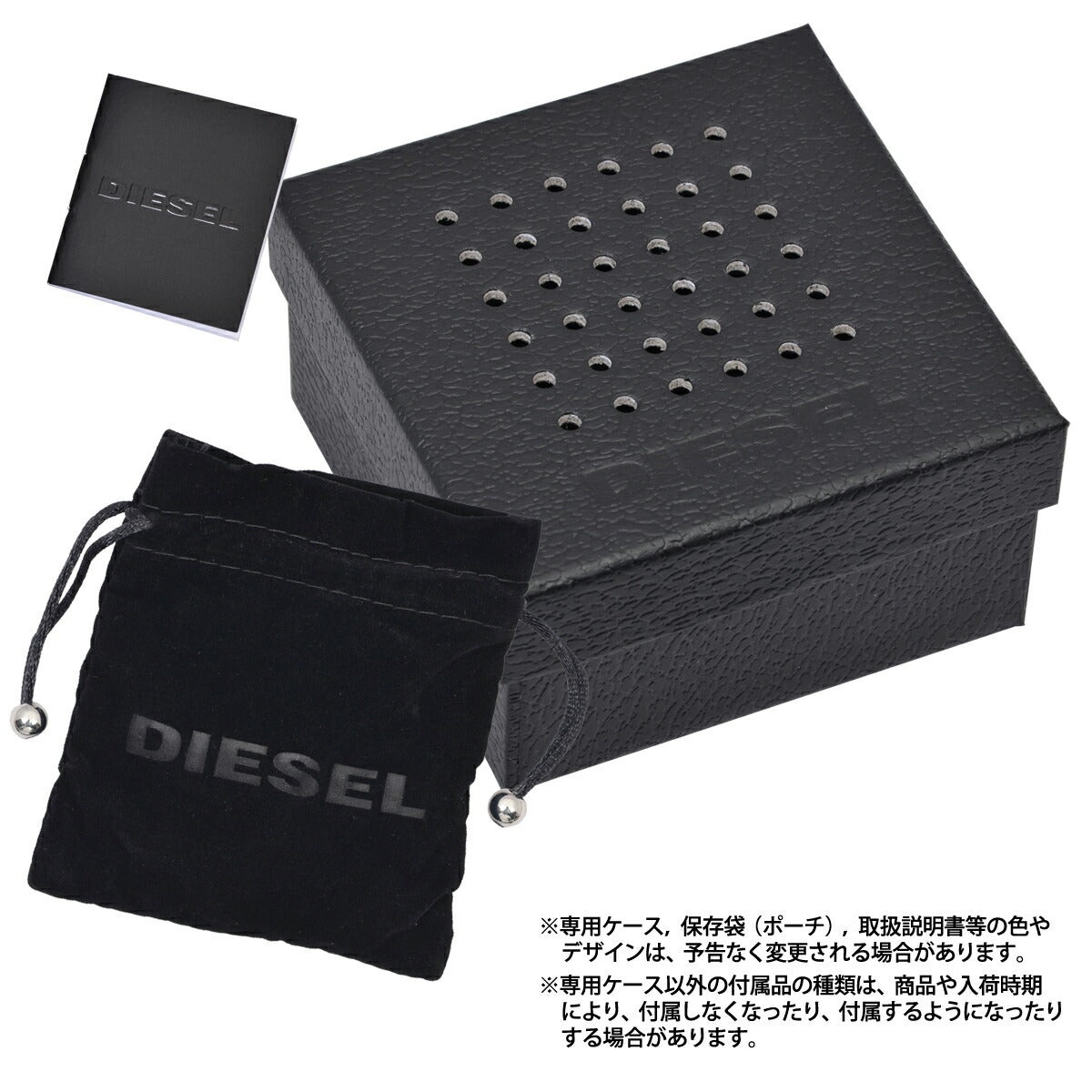 DIESEL ディーゼル アクセサリー DX1040040 プレート レザー