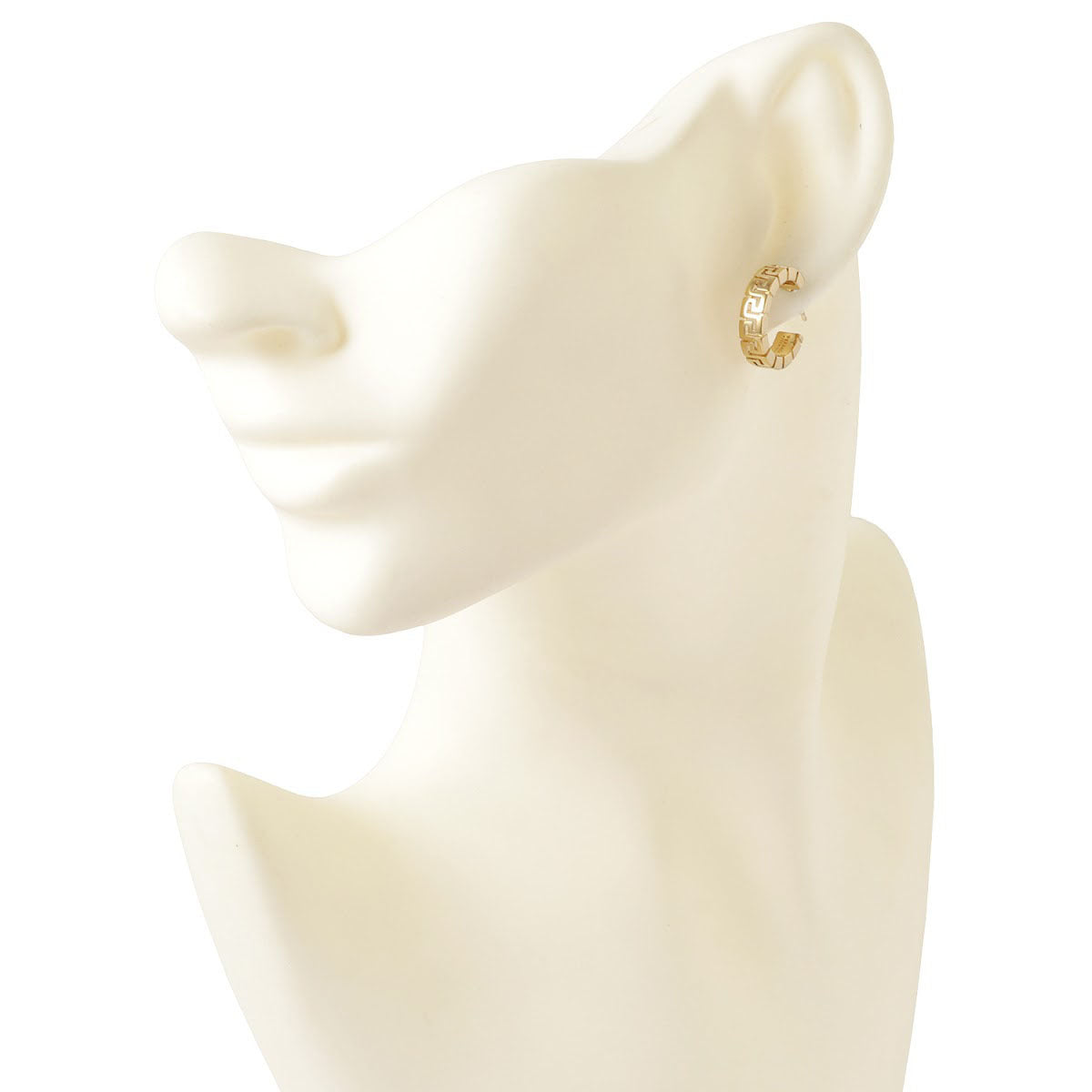 ヴェルサーチェ VERSACE ピアス アクセサリー DG28199 DJMT 3J000 フープピアス グレカモチーフ ゴールド