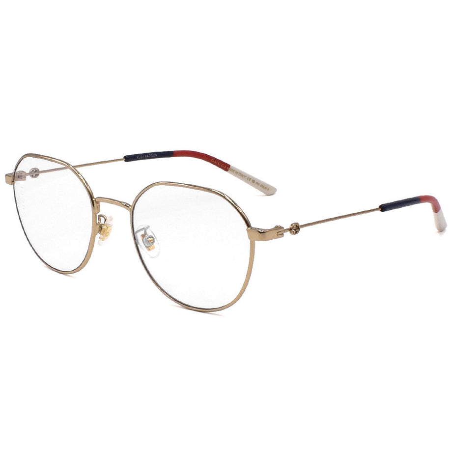 グッチ GUCCI サングラス アジアンフィット UVカット GG0684S-001 BLUE & BEYOND アイウェア ラウンド型 メンズ  レディース ゴールド+クリア