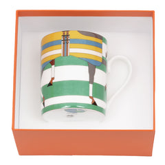 エルメス 食器 マグ HERMES 051232P No.3 300ml TASSE HAUTE ROCABAR ハイマグカップ ロカバール