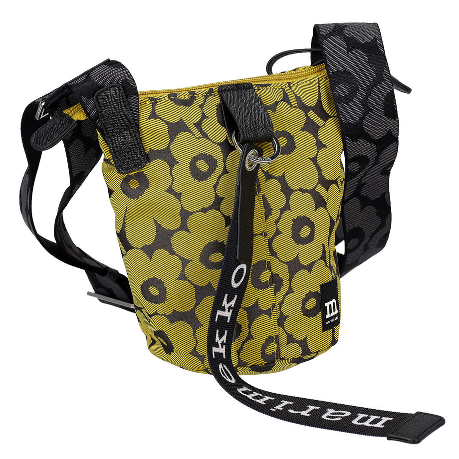 マリメッコ marimekko バッグ 斜め掛けバッグ ショルダーバッグ 092703 920 UNIKKO イエロー+ブラック系 北欧 北欧ブランド 斜め掛けショ マリメッコ marimekko バッグ 斜め掛けバッグ ショルダーバッグ 092703
