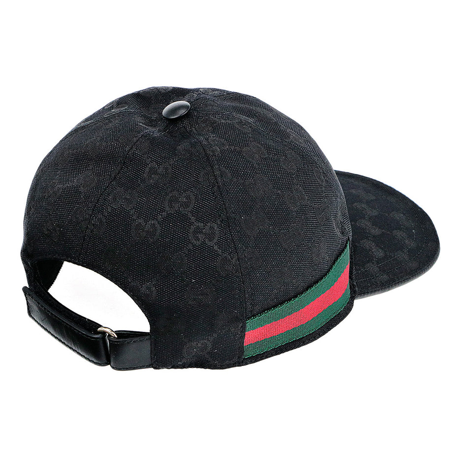 Gucci GUCCI 帽子帽子 200035 KQWBG 1060 ORIGINAL GG 原始 GG 帆布棒球帽 SML XL 黑色 + 多色