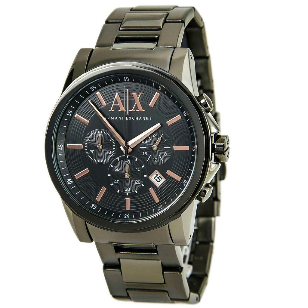 A|X アルマーニエクスチェンジ 腕時計 メンズ ウォッチ ガンメタ