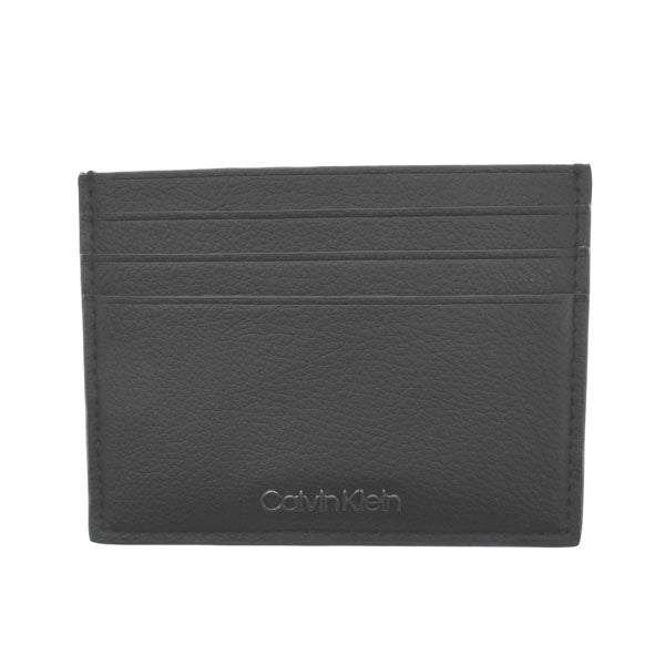 Calvin Klein Calvin Klein card case business card holder K50K507987 BAX  NATURAL CARDHOLDER 6CC card holder BLACK black