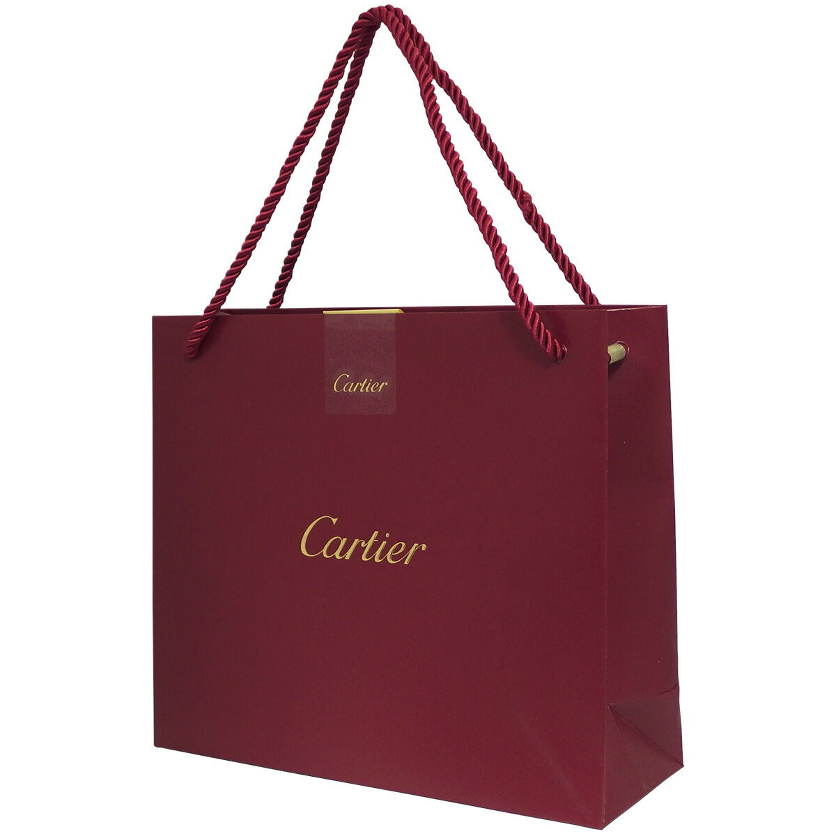 [※ Outlet ※] Cartier Cartier shop bag shopper 1 piece A set red hand-held  shop bag sub bag wrapping gift bag brand mail order utilization usage paper