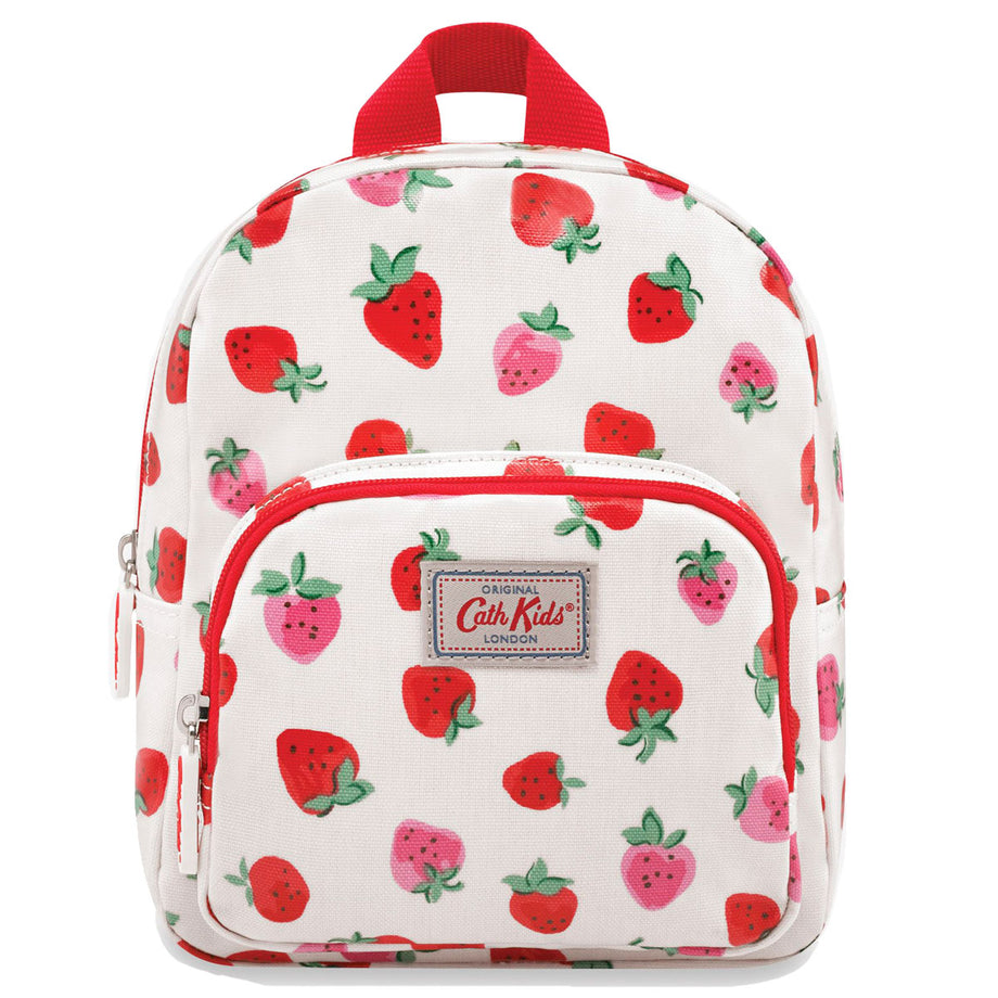 Cath Kidston Cath Kidston Rucksack KIDS MINI RUCKSACK 105341316607102 Kids Mini Rucksack Children s Bag IVORY SWEET STRAWBERRY Ivory Series