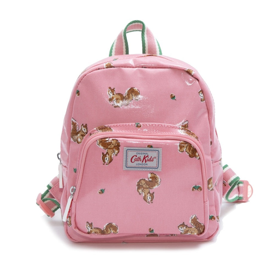 キャスキッドソン Cath Kidston バックパック 1017502 106146918084102 KIDS MINI RUCKSACK キッズ  ミニ リュックサック PINK/GARDEN SQUIRRELS ピンク系＋リス柄マルチカラー