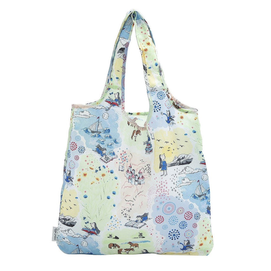 キャスキッドソン Cath Kidston エコバック 折りたたみ式 ショッピングバッグ トートバッグ 1045949 106315018486102  FOLDAWAY SHOPPER フォルダウェイ ショッパー MULTI＋NEW WORLDS SCENIC マルチカラー