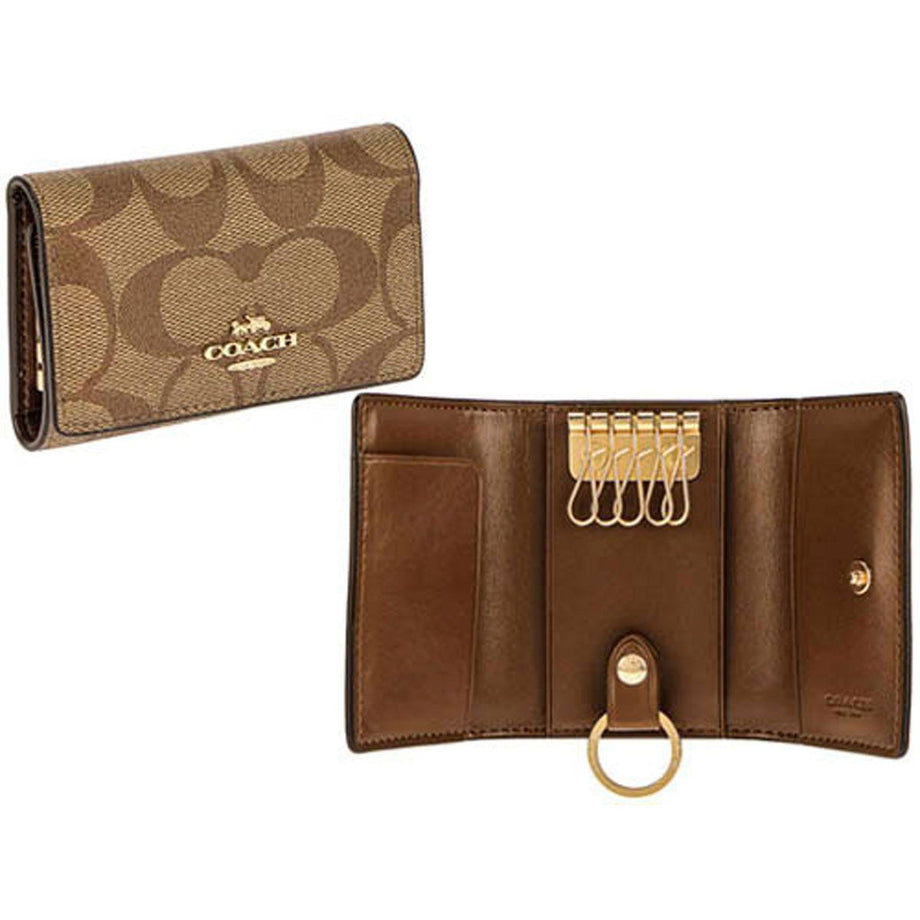 Coach 4 Ring Key Case