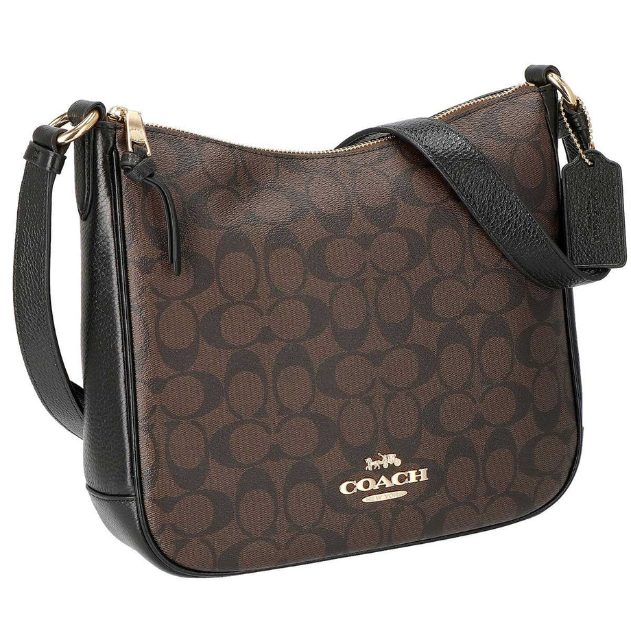 Coach zip shop shoulder bag