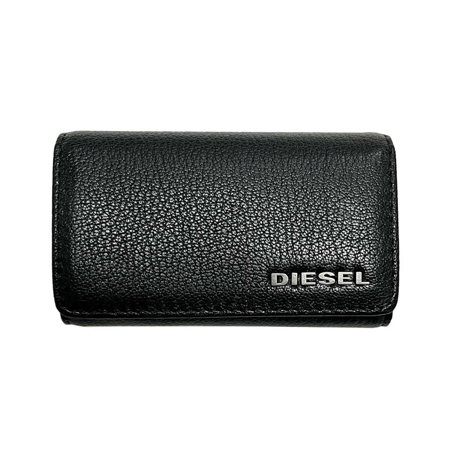 ディーゼル DIESEL キーケース X06629 P0396 T8013 KEYCASE II THEBEIS キーリング付 6連キーケース  BLACK ブラック