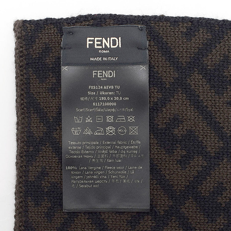 フェンディ FENDI マフラー FXS124 AEVB F1DPC マルチカラー ウール