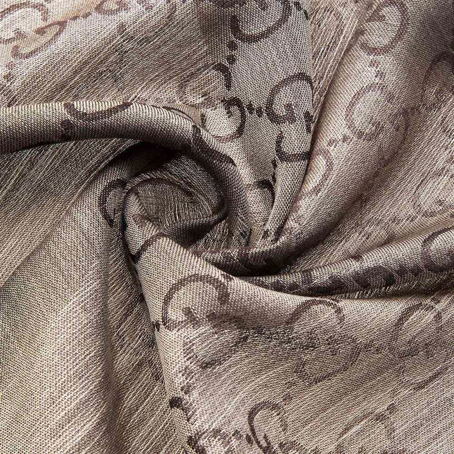 Gucci GUCCI muffler 165904 3G646 9664 stall women's men's wool silk bl