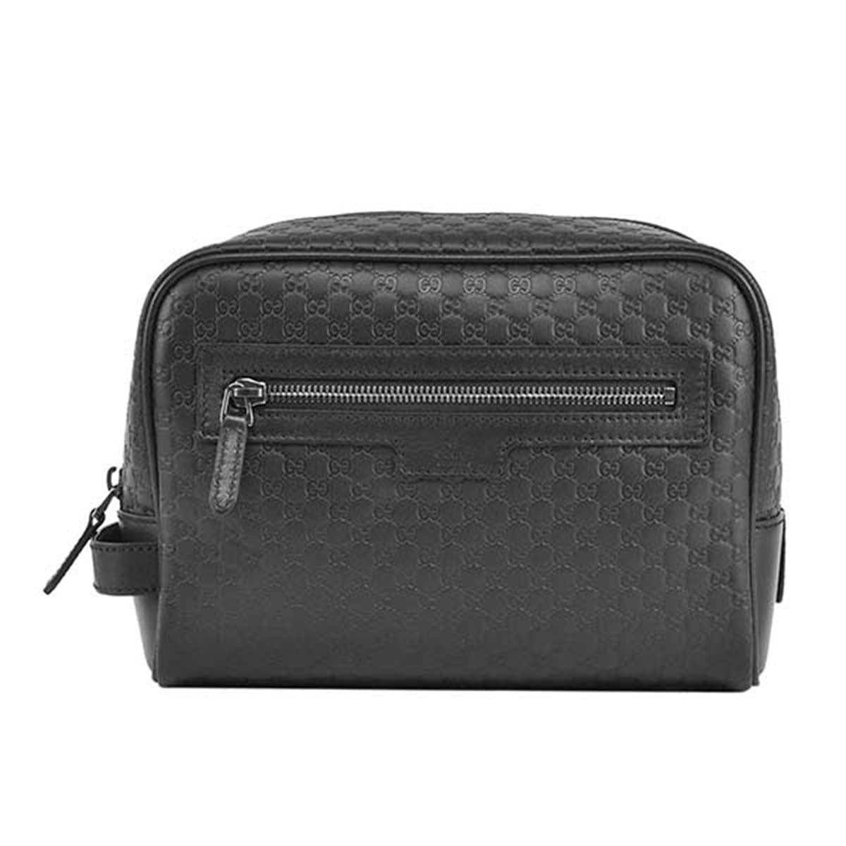 Gucci toiletry bag black leather new arrivals