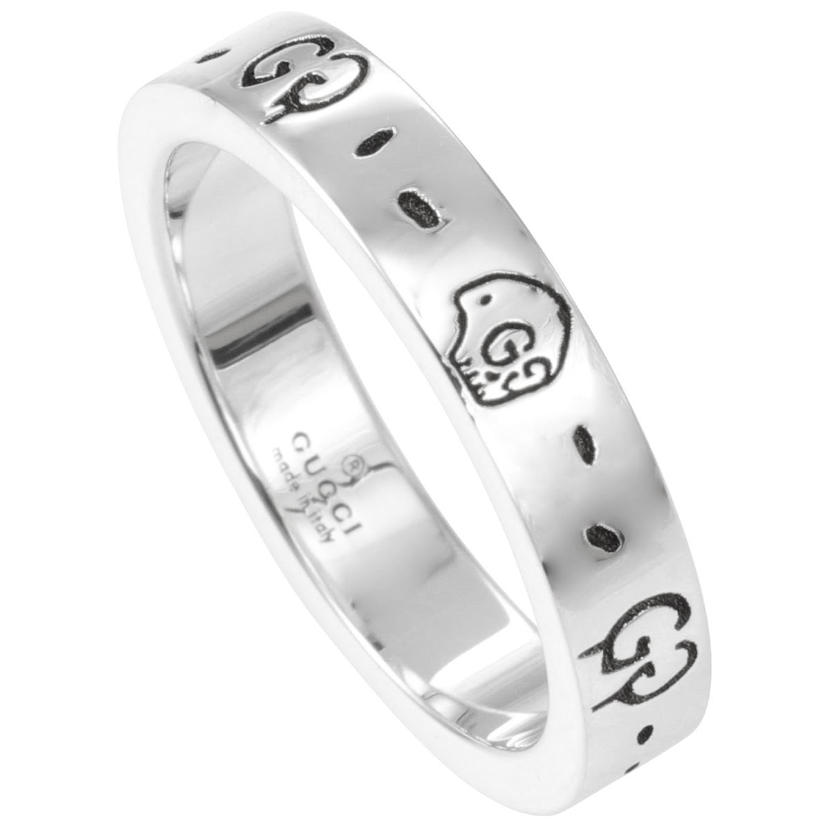 GUCCI Ghost Ring Wide グッチ ゴースト リング ワイド | top-chassis