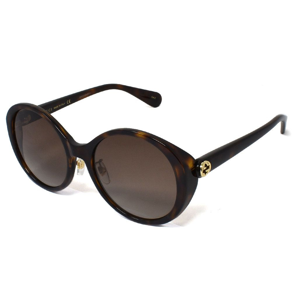 Gucci GUCCI Sunglasses Brown GG0370SK-002 Asian Fit Women's Men's Unis