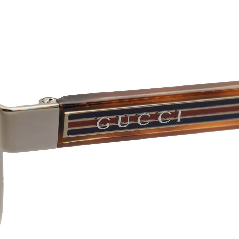 グッチ GUCCI サングラス シルバー ブルーグレー GG0528S-010