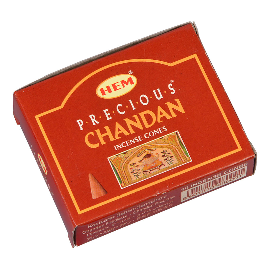ヘム HEM インド香 コーンタイプ PRECIOUS CHANDAN プレシャス チャンダン 1箱 約10個入り 単品