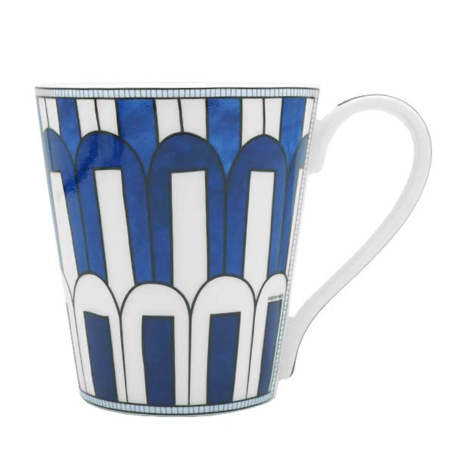 エルメス 食器 HERMES 030338P MUG BLEUS D`AILLEURS ブルーダイユール