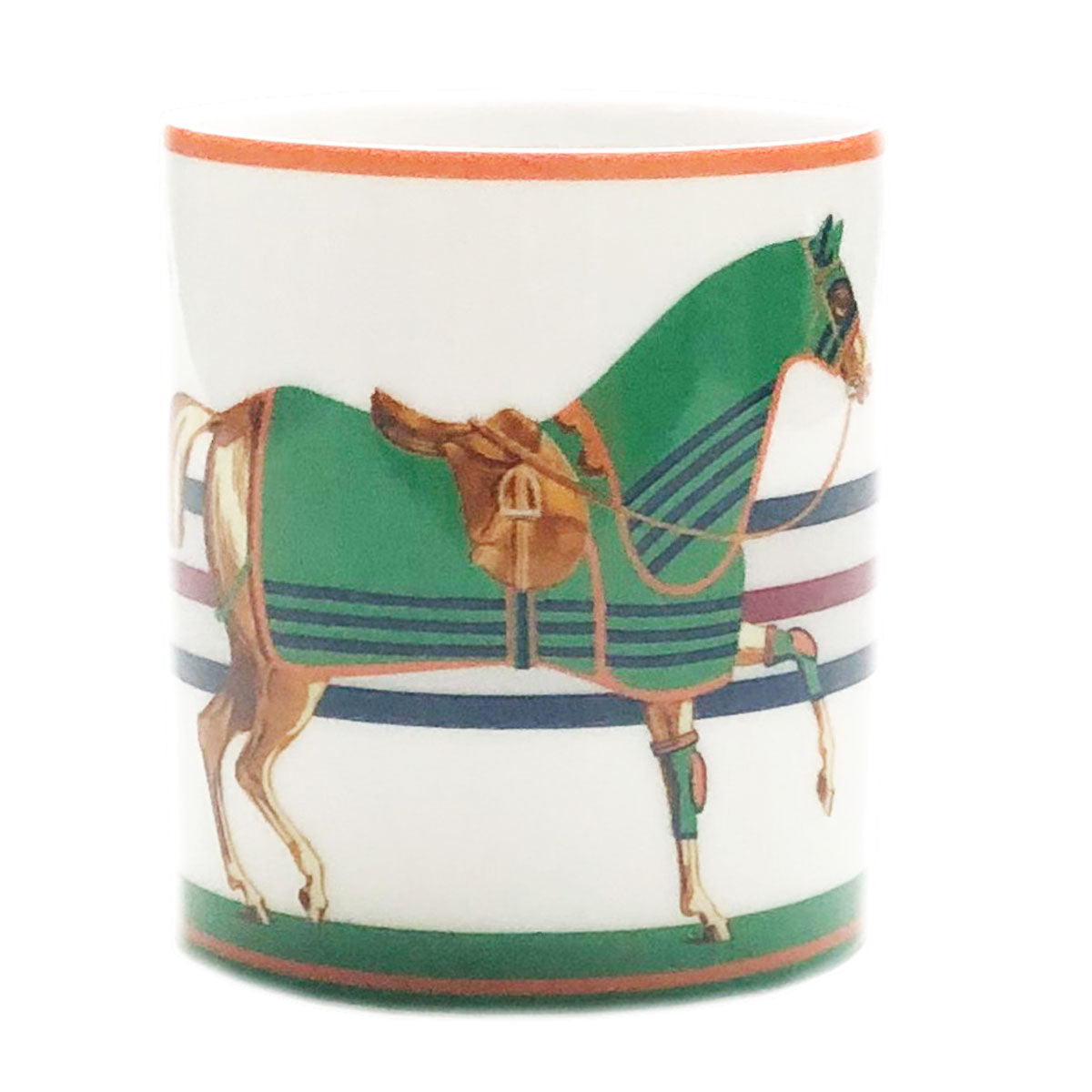 エルメス 食器 マグ HERMES 050031P CHEVAL A LA COUVERTURE シュバル ラ クーベルチュール 馬着 マグ