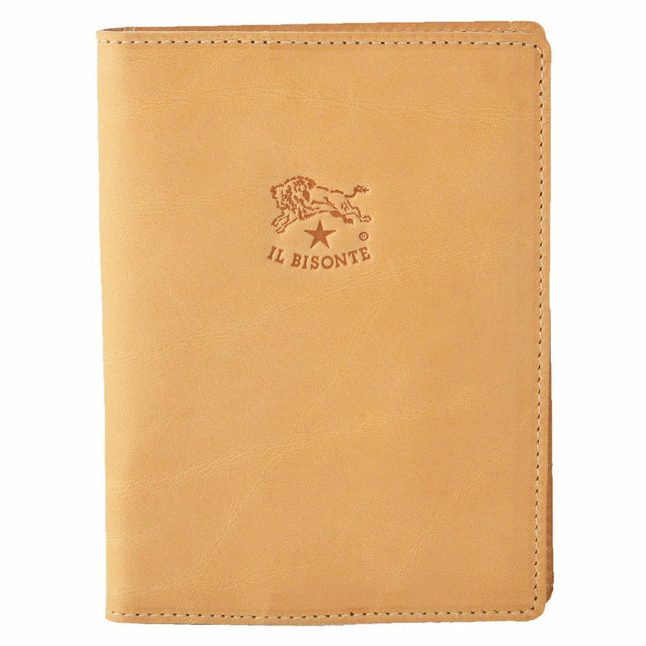 Irbisonte IL BISONTE passport case passport cover C1014 120 genuine leather  leather NATURALE beige series