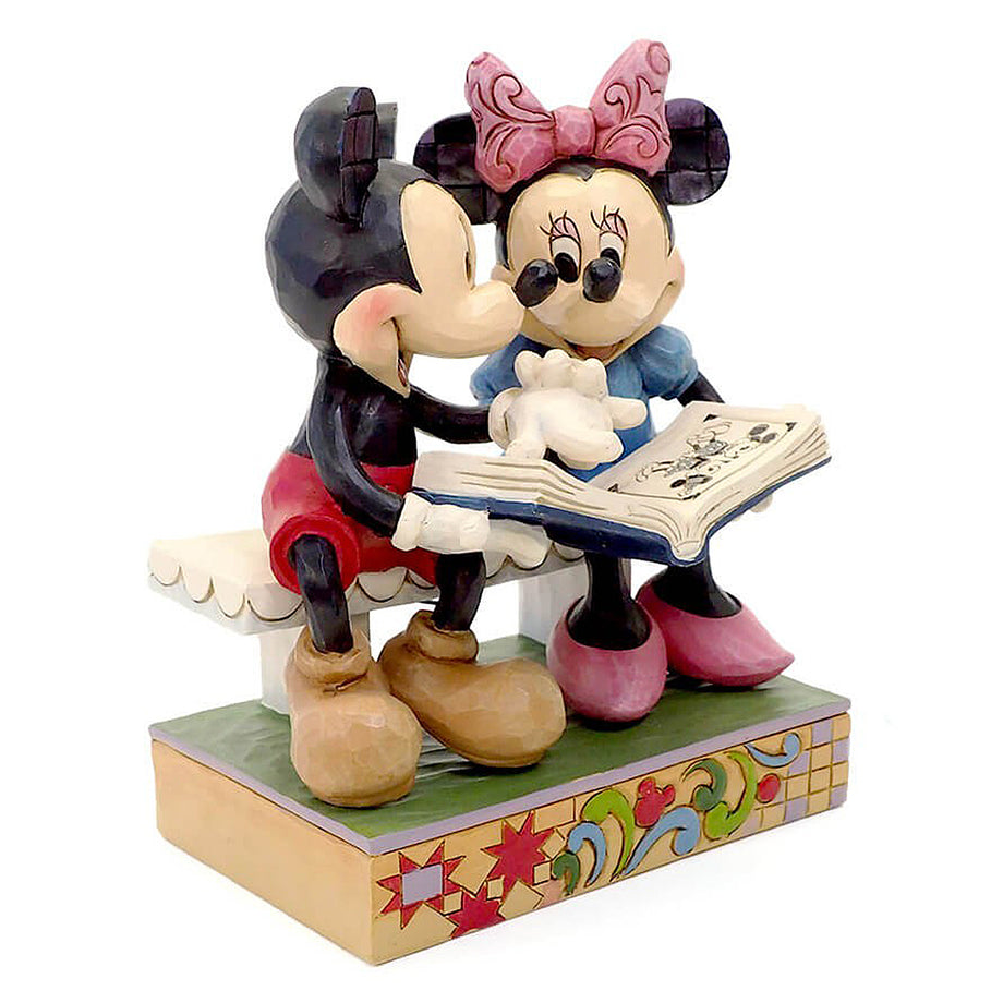 Disney Traditions Jim Shoreミッキー ミニーフィギュア Disney ミッキー＆ミニー ハートハンド enesco エネスコ