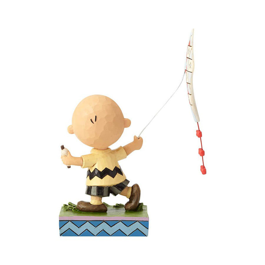 ジムショア Jim Shore ピーナッツ Peanuts 置物 フィギュア 人形 6001293 チャーリーブラウン フライングカイト 木彫り調  スヌーピー 新品